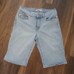 Levi's Light Blue Classic Bermuda Shorts